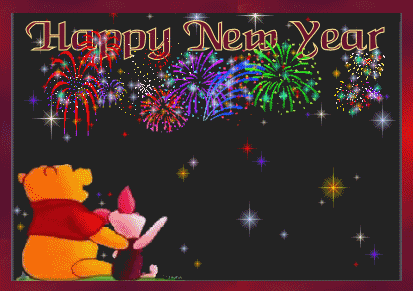 Winnie the Pooh and Happy New Year 2016